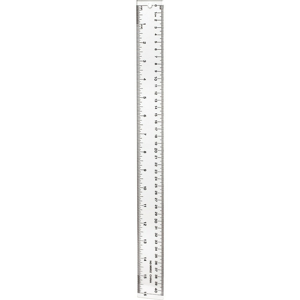 Staples Acrylic Ruler - 16"/40cm