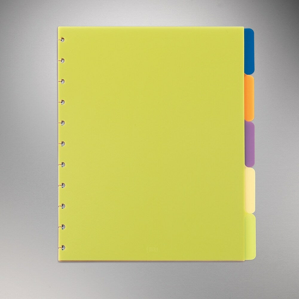 Intercalaires Arc M by Staples - 11" x 8-1/2" - Couleurs assorties