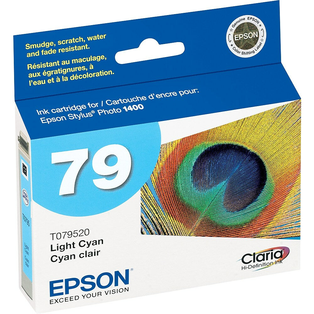 Cartouche d'encre cyan clair haute capacité Epson 79 (T079520)