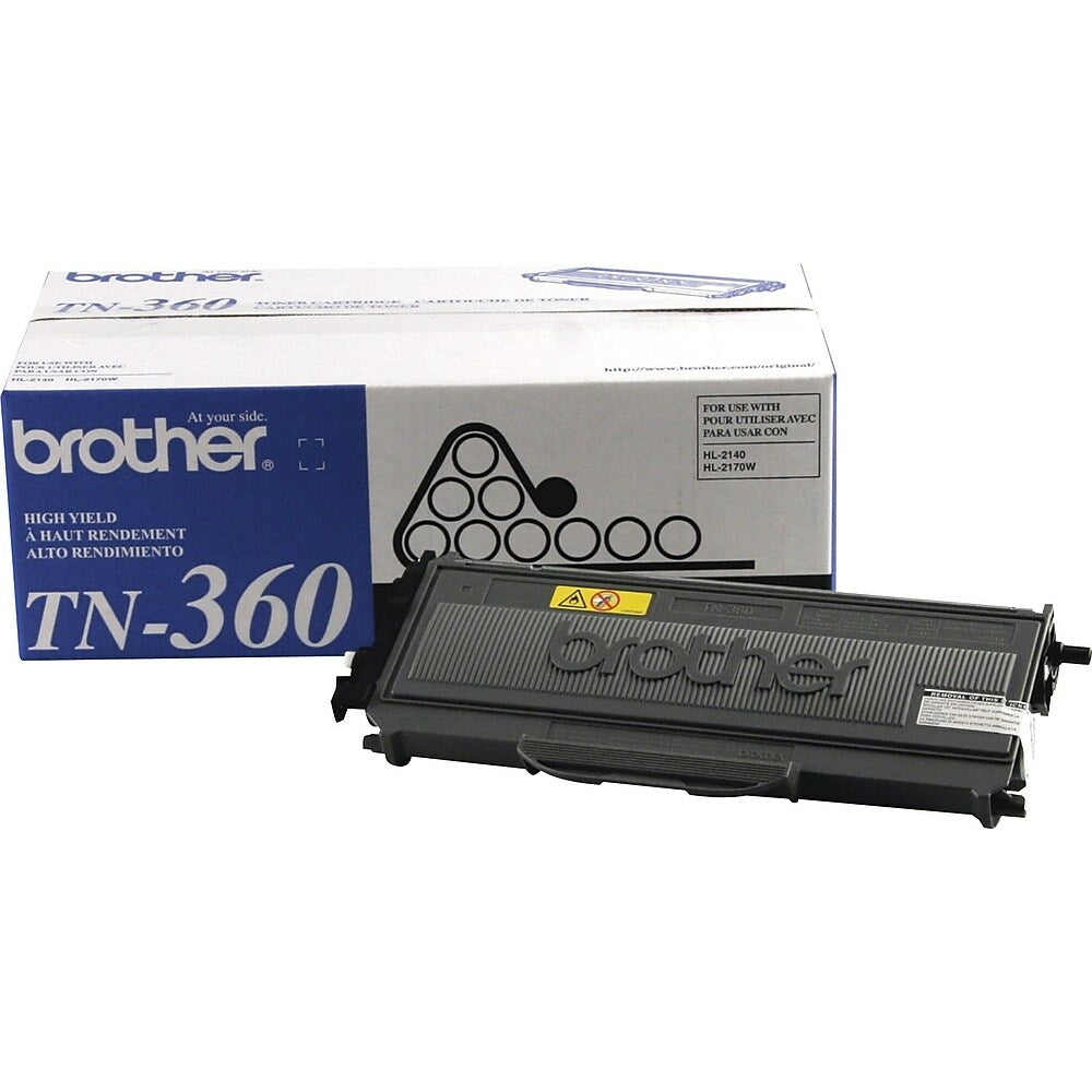 Cartouche de toner noir haute capacité Brother TN360