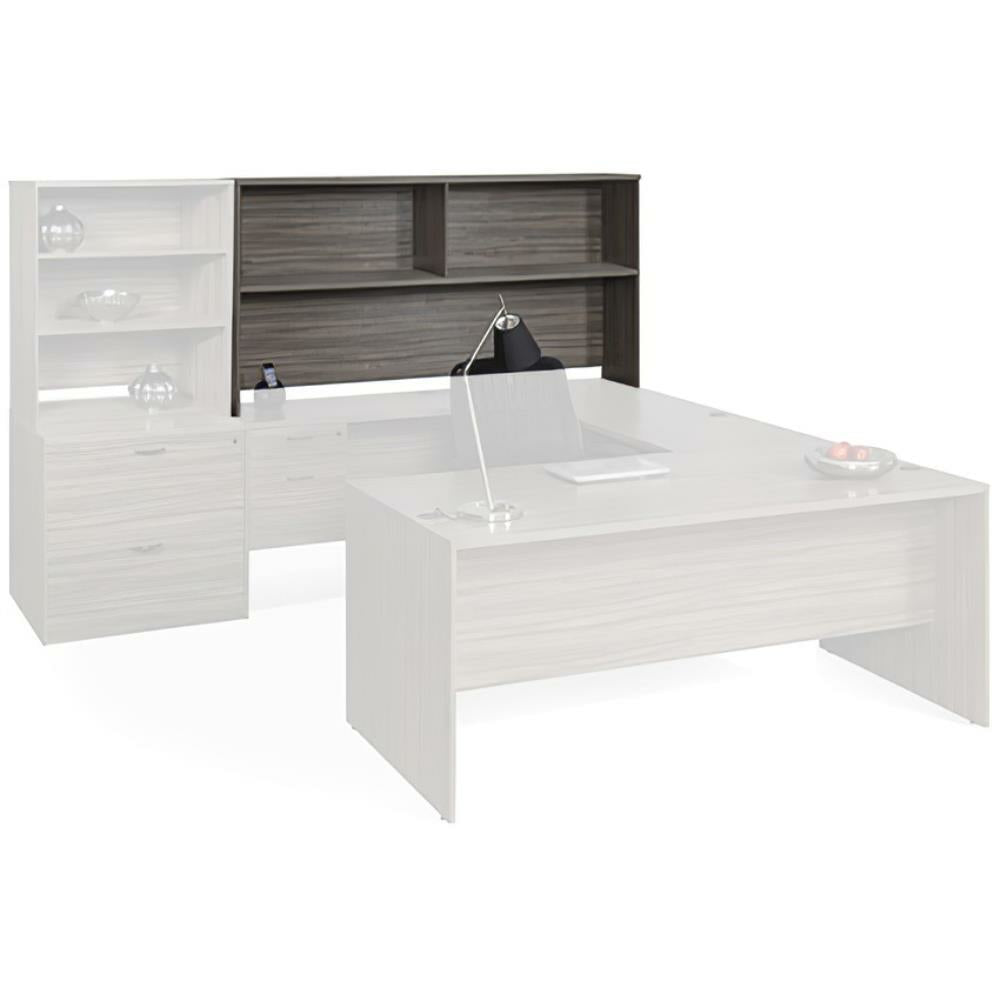 Buffet ouvert en noyer urbain