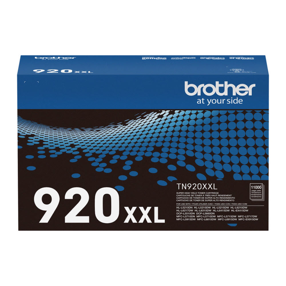 Brother Genuine TN920XXL Toner Cartridge - Super High Yield - Black