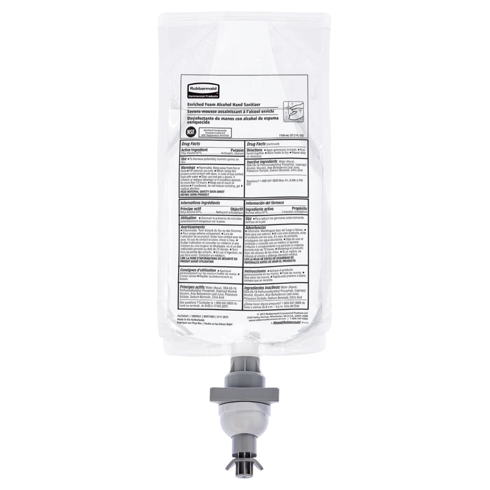 Désinfectant pour les mains Rubbermaid - 1,1 L