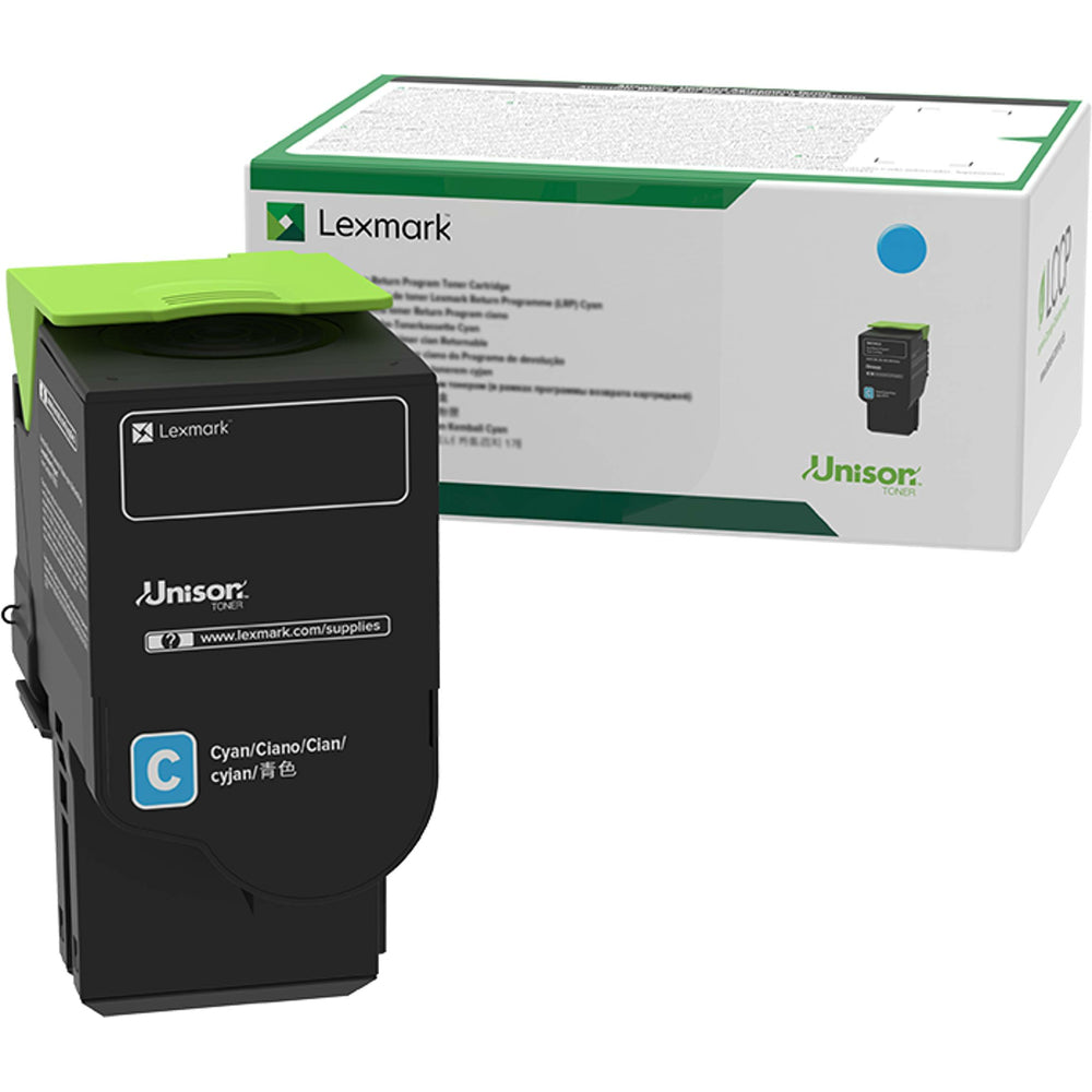 Lexmark C231HC0 Cyan High Yield Return Program Toner Cartridge