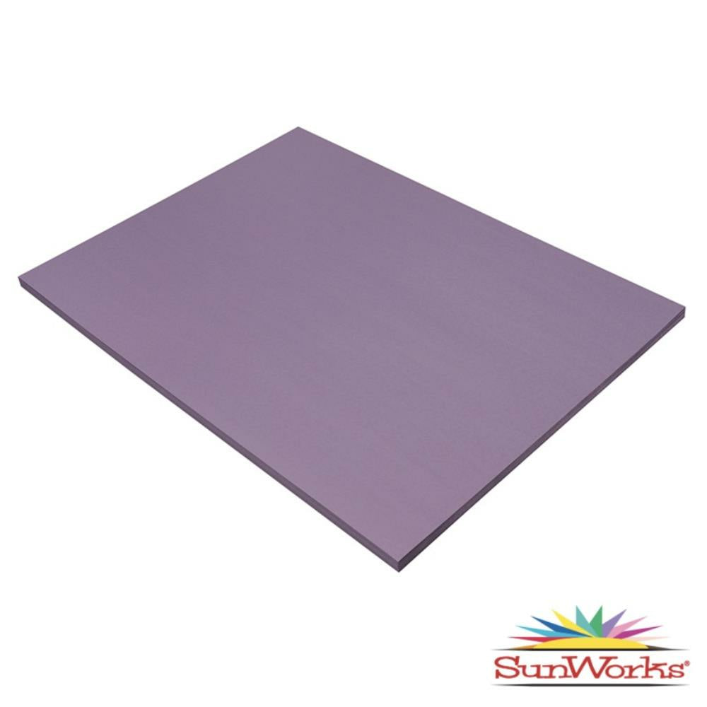 SunWorks Construction Paper, Violet, 45.7cm x 61cm, 50 Sheets/pkg