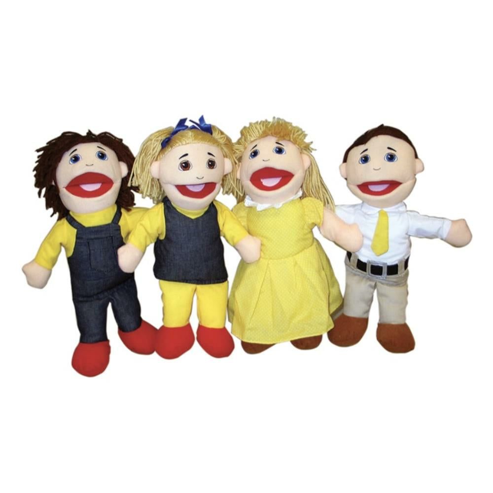 Ensemble de marionnettes familiales caucasiennes Marvel Education Cre8tive Minds