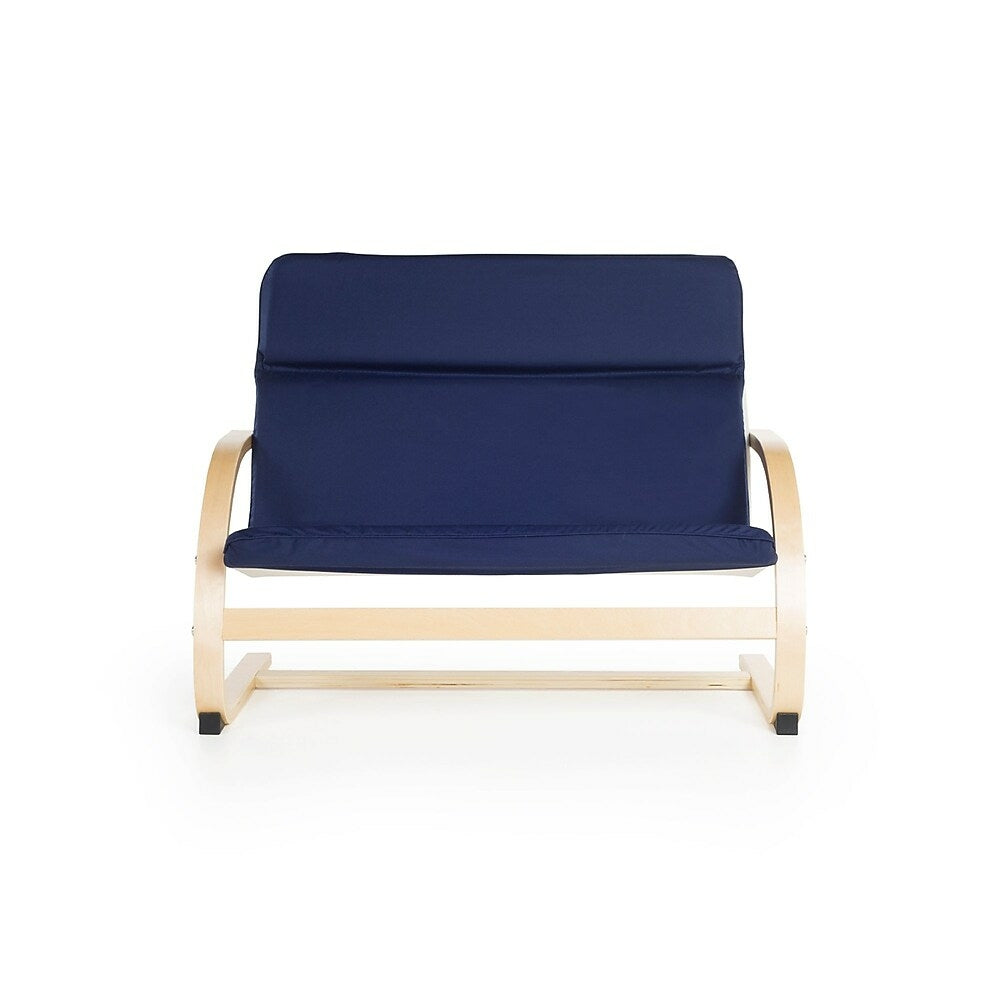 Canapé à bascule pour enfant Guidecraft G6407k, 80 cm (l) x 48 cm (P) x 65 cm (H), bleu