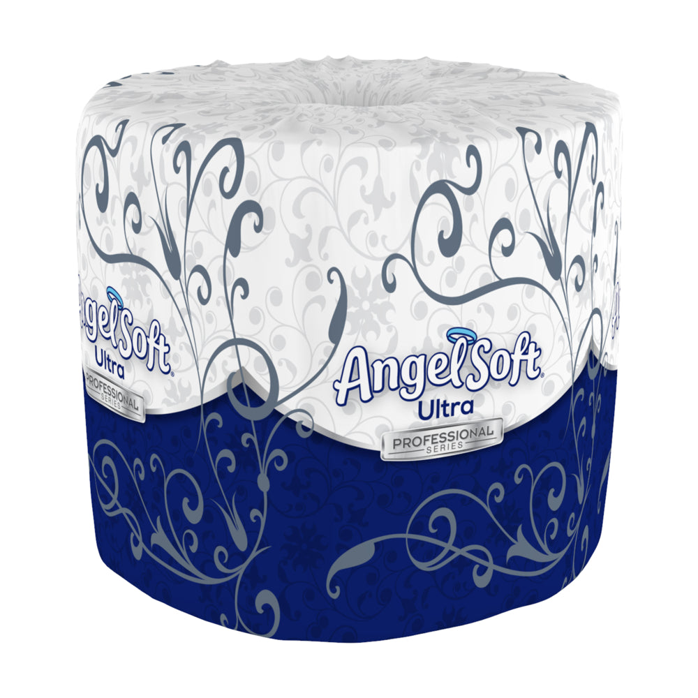 Papier toilette Angel Soft Ultra Blanc 2 plis, gaufré de qualité supérieure - 400 feuilles par rouleau - 60 rouleaux