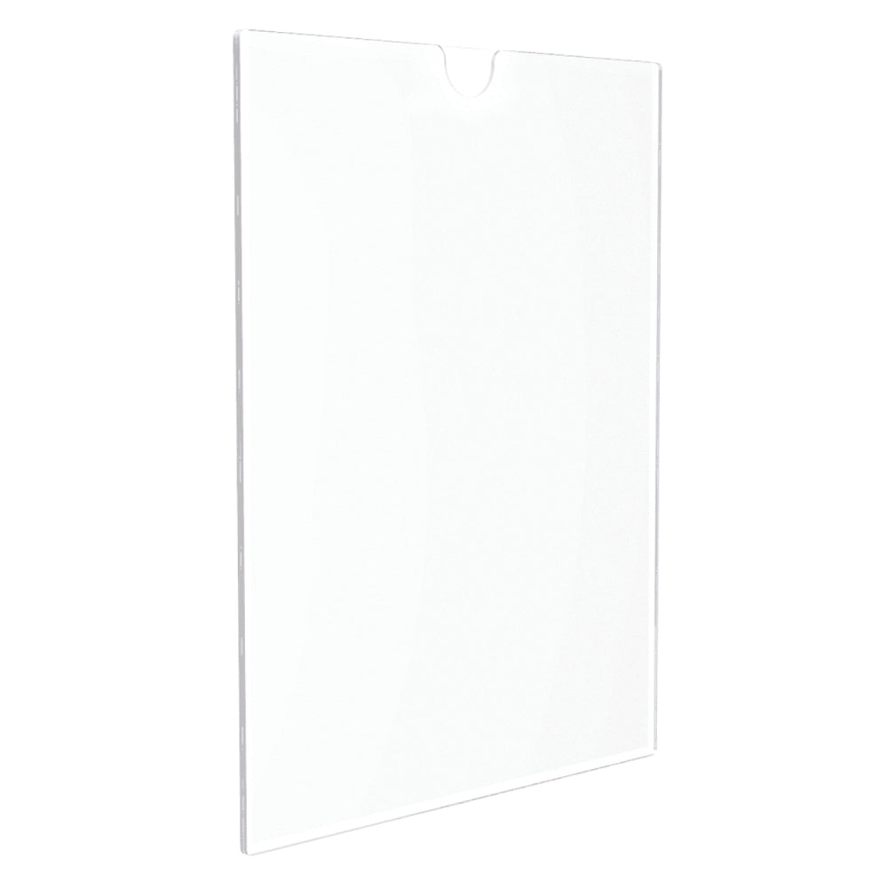 Deflecto Superior Image Cubicle Sign Holde - Portrait - 8 1/2"W x 11"H - Clear