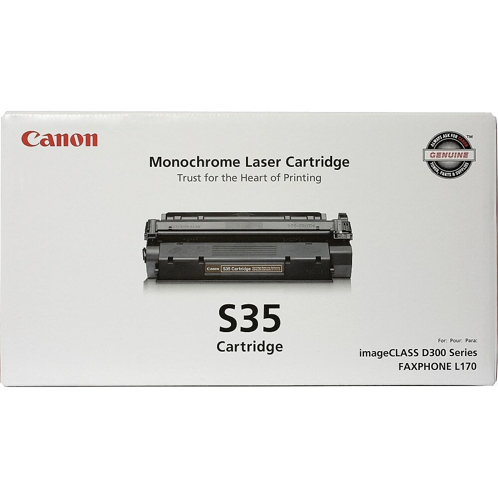 Cartouche de toner noir Canon S35 (7833A001)