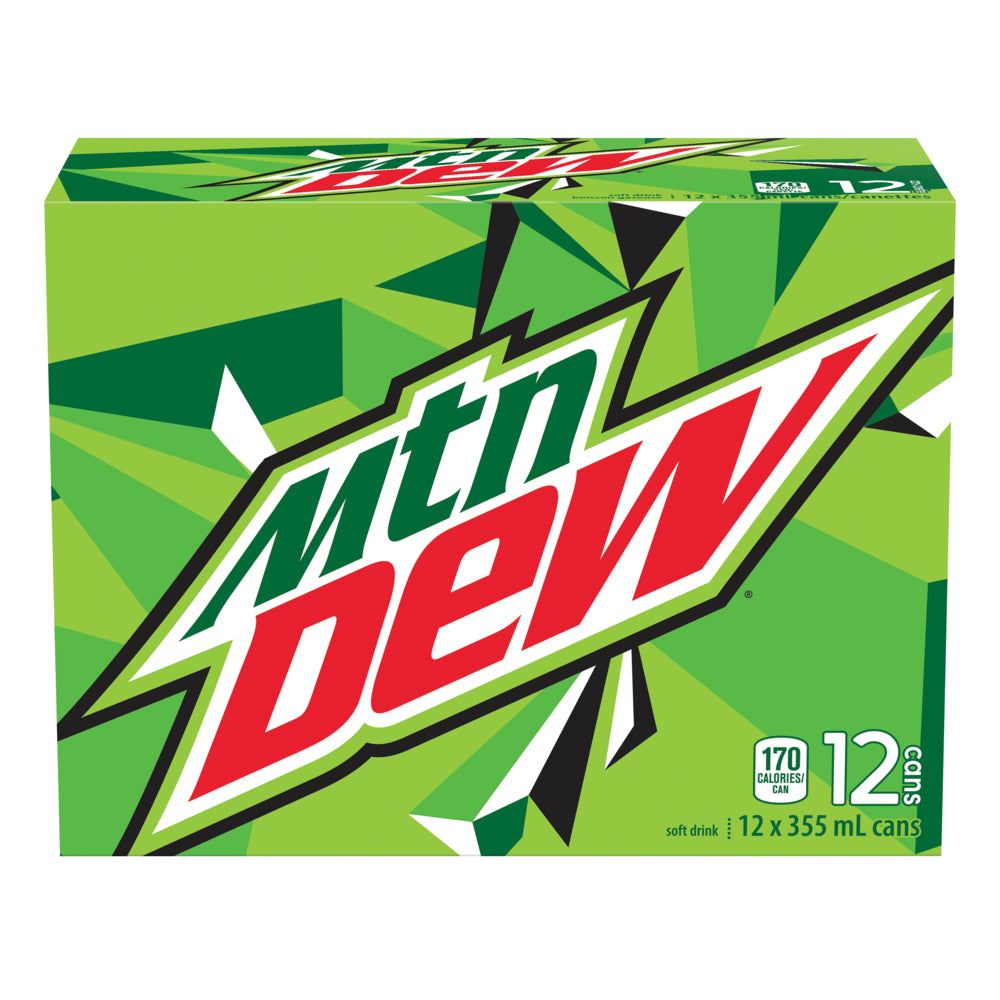 Mountain Dew 355 mL Cans, 12-Pack