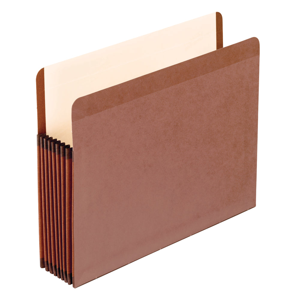Pochette extensible doublée Pendaflex - 7 po - Format lettre - Fibre rouge