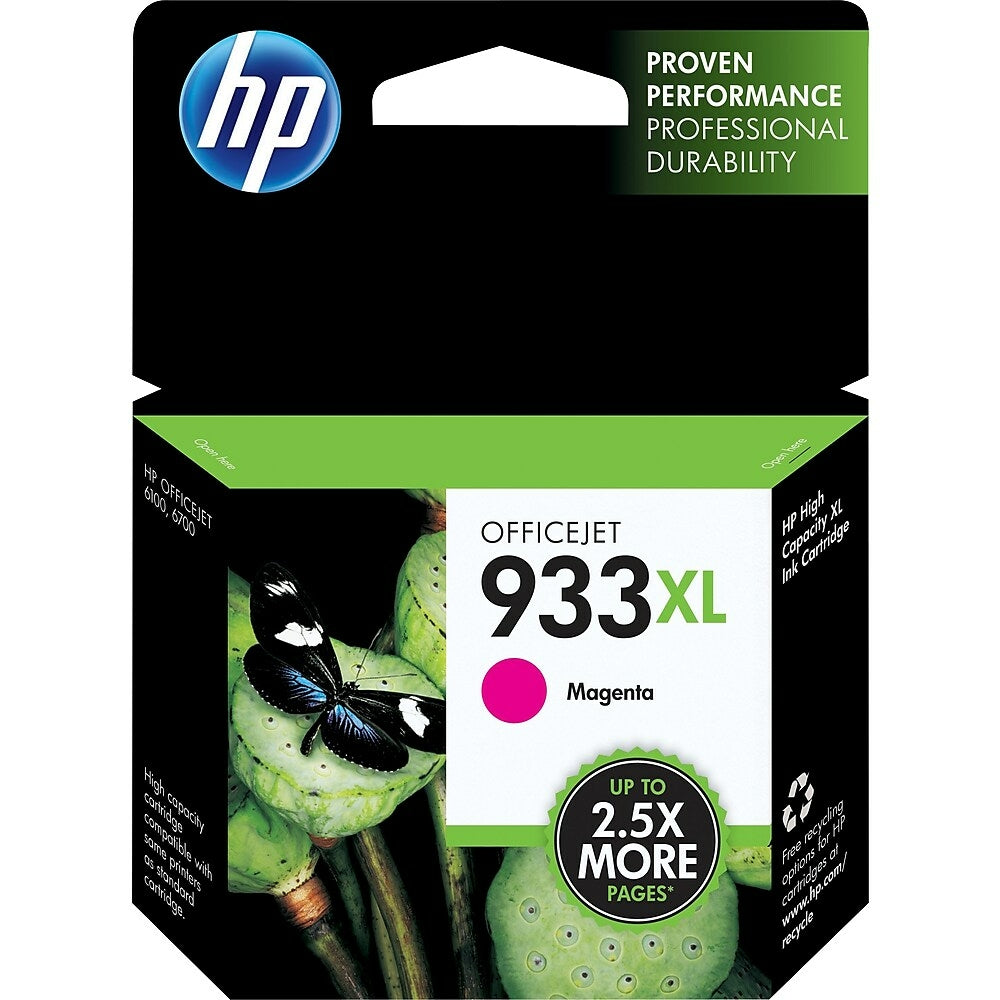 HP 933XL Magenta High Yield Original Ink Cartridge (CN055AN)