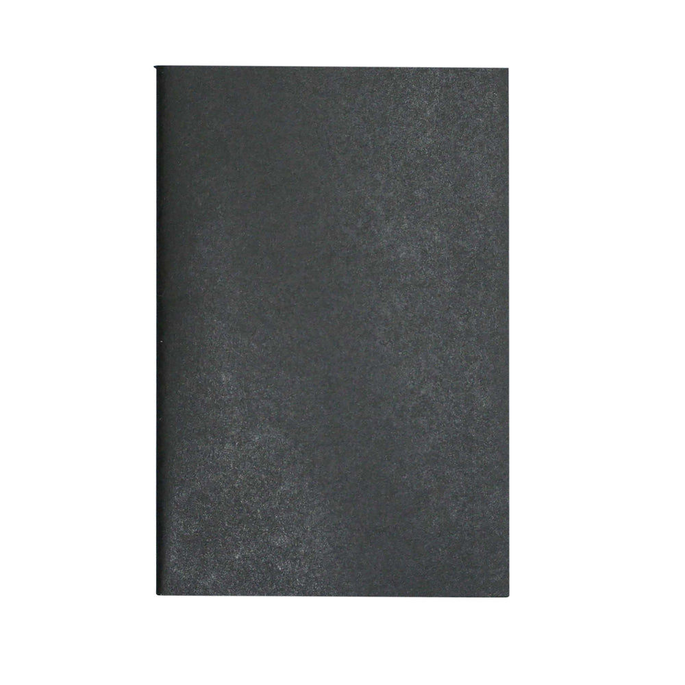 Carnets de notes Hilroy à couverture noire, reliure cousue sur le côté - 15,2 x 10,2 cm - 48 feuilles