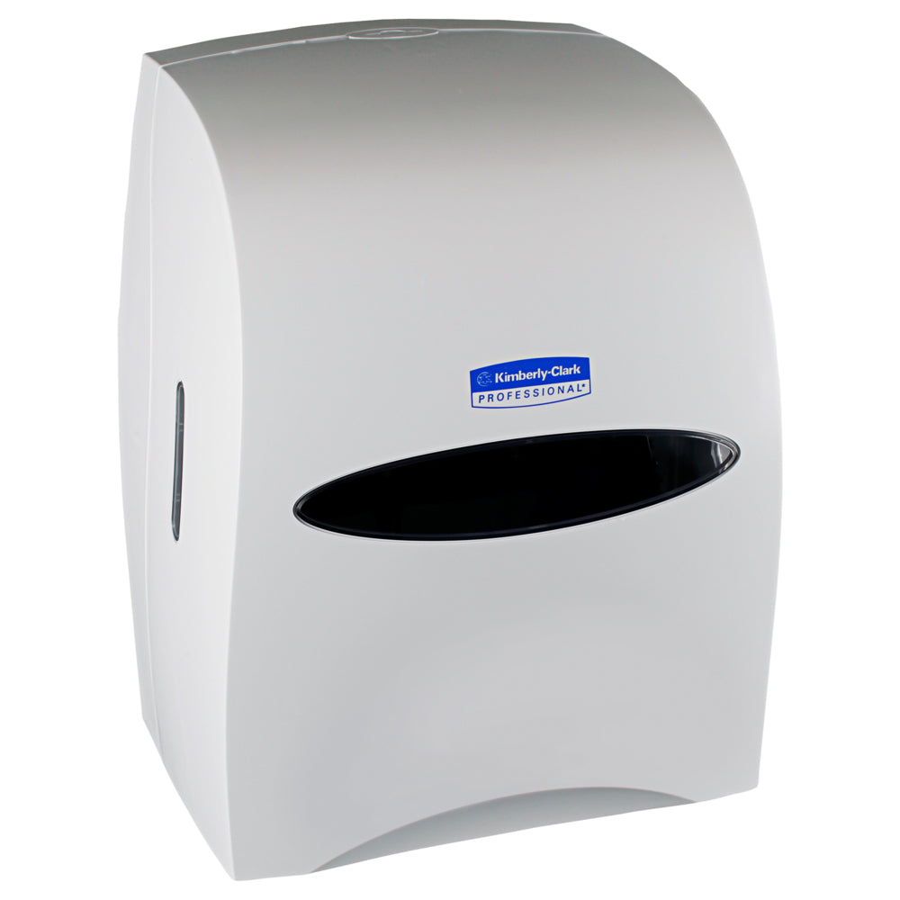 Kimberly-Clark Professional Sanitouch Manual Hard Roll Towel Dispenser - for 1.75" Core Roll Towels - 12.63" x 16.13" x 10.2" - White