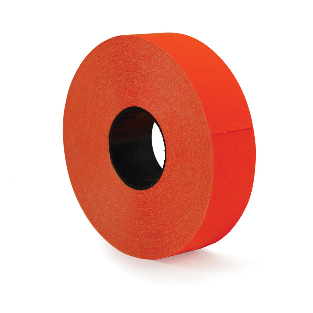 Étiquettes Garvey pour pistolet de mesure de prix Monarch 1131 – 1 ligne – Rouge – 1 rouleau de 2 500 étiquettes (098613)
