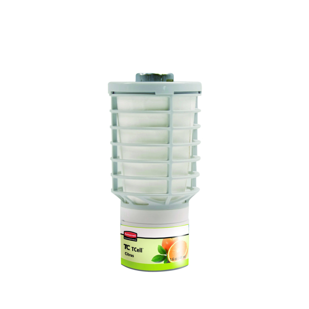 Recharges anti-odeurs Rubbermaid T-Cell - Agrumes - Lot de 6