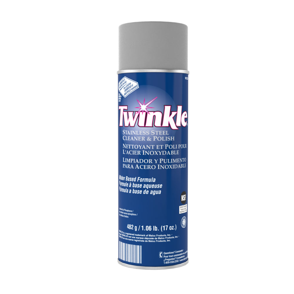 Diversey Twinkle Stainless Steel Cleaner and Polish -Lemon Scent - 482g