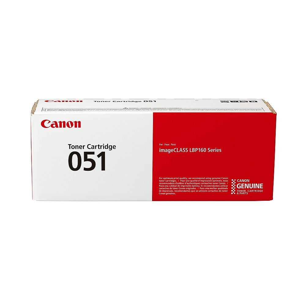 Canon 051 Toner Cartridge, Black (2168C001)