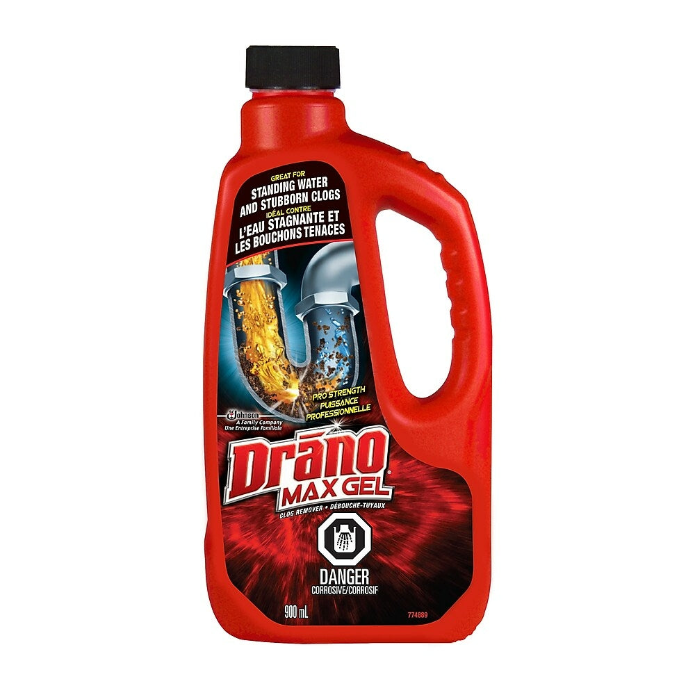 Drano Max Gel Glog Remover, 900ml (SCJ00723)