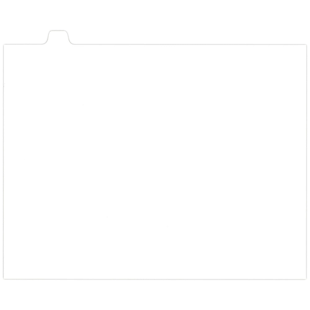 Southwest Index Tabs - Unprinted - Position 3 - White - 15th Cut - 110 lb - Unpunched - 25 Pack