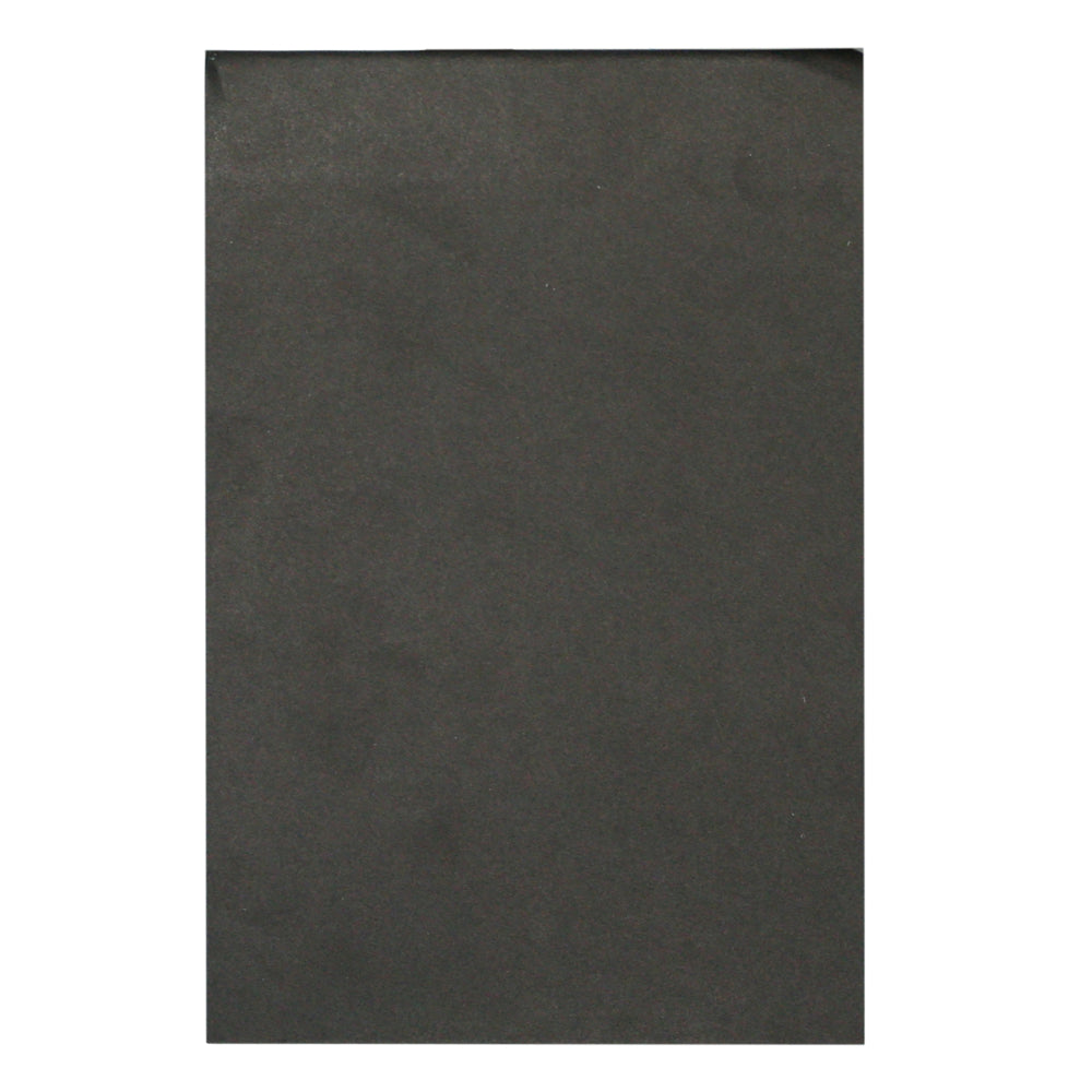 Carnets de notes Hilroy à couverture noire et reliure cousue - 4" x 6" - 48 feuilles
