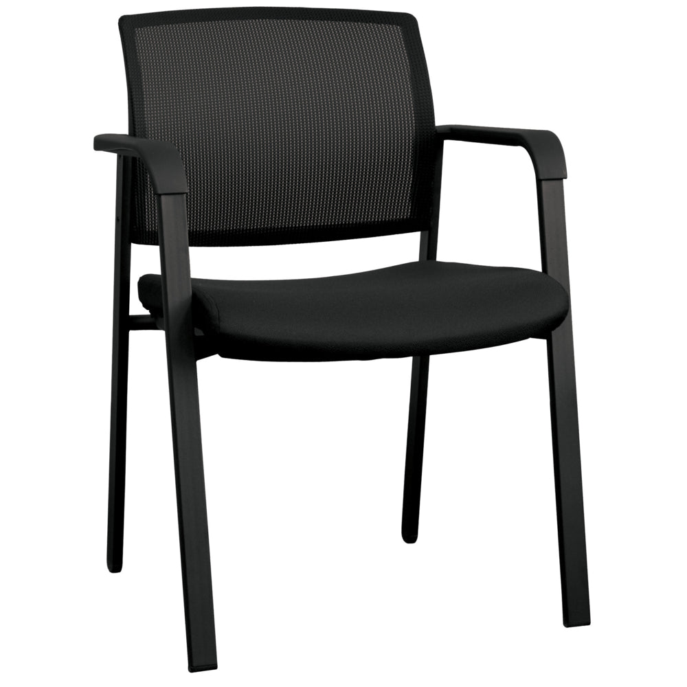 Horizon Activ Low Back Mesh Visitor/Guest Armchair - Black