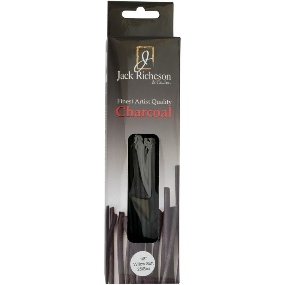 Charbon de bois de saule fin et doux naturel Jack Richeson, 0,30 cm, 25/paquet