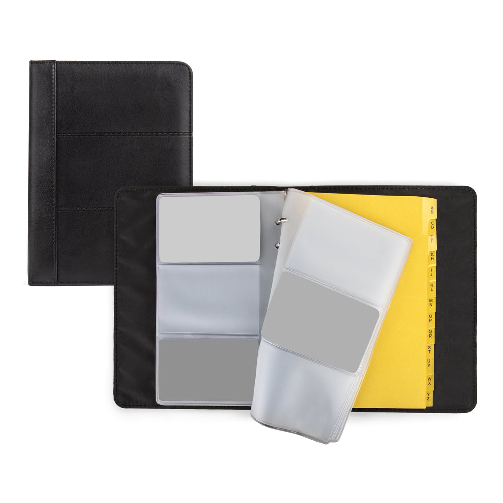 Porte-cartes de visite rechargeable Staples au format classeur