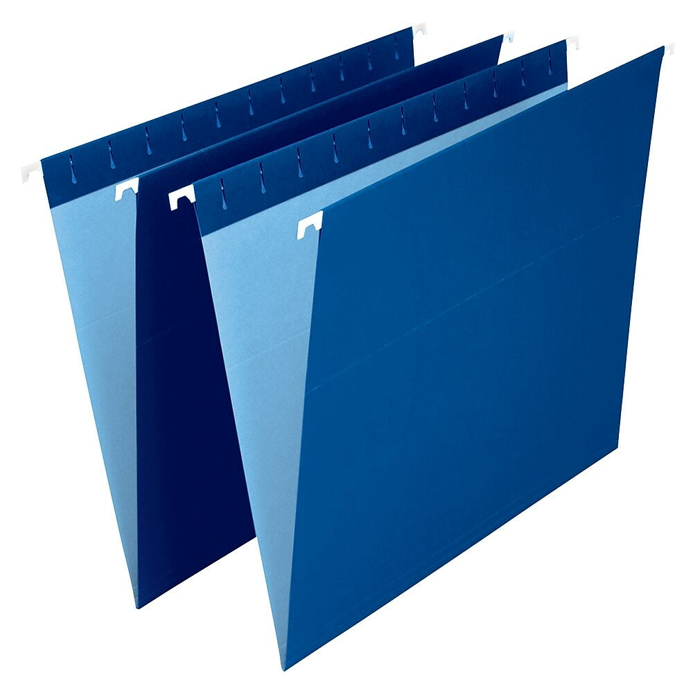 Chemises suspendues Staples Navy - Format lettre - Paquet de 25
