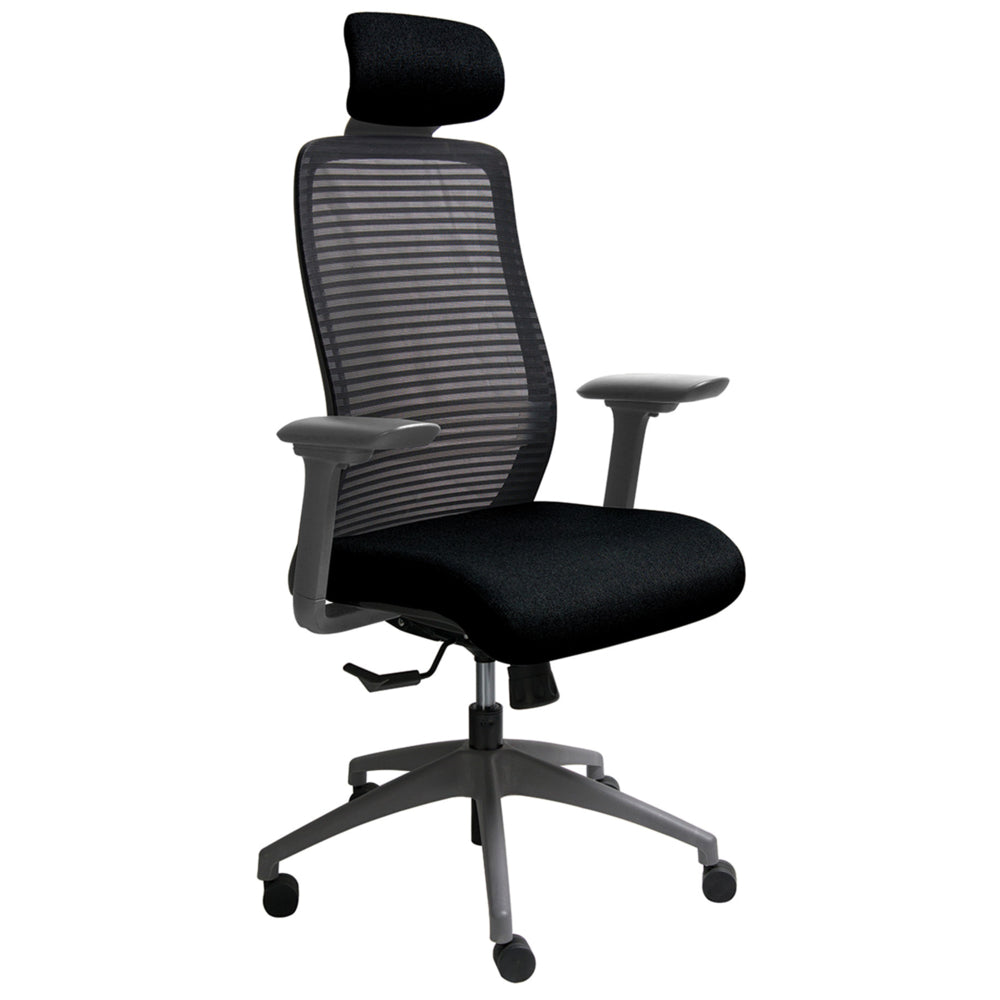 Horizon ERA Mid Back Mesh Syncro-Tilter Chair with Seat Slider - Black