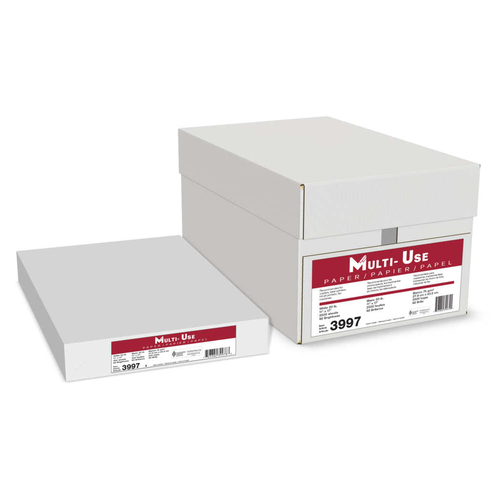 Domtar 17" Multiuse 20/92 Paper - 2500 Pack