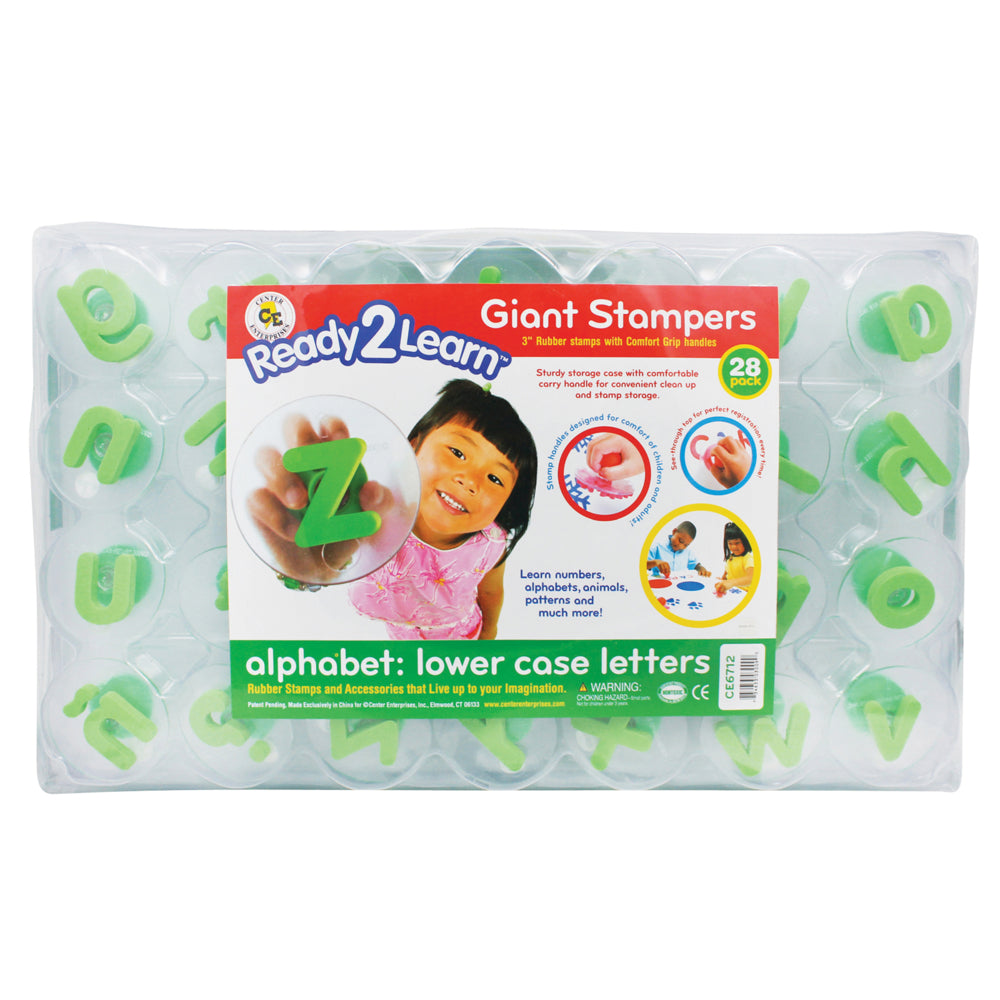 READY 2 LEARN Giant Stampers - Lowercase Letters - 28 Pack