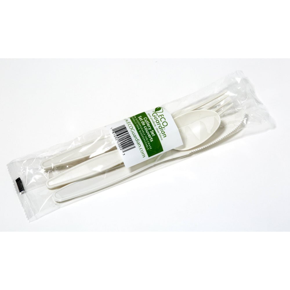 Eco Guardian Medium Weight Cutlery Kit - 400 Pack