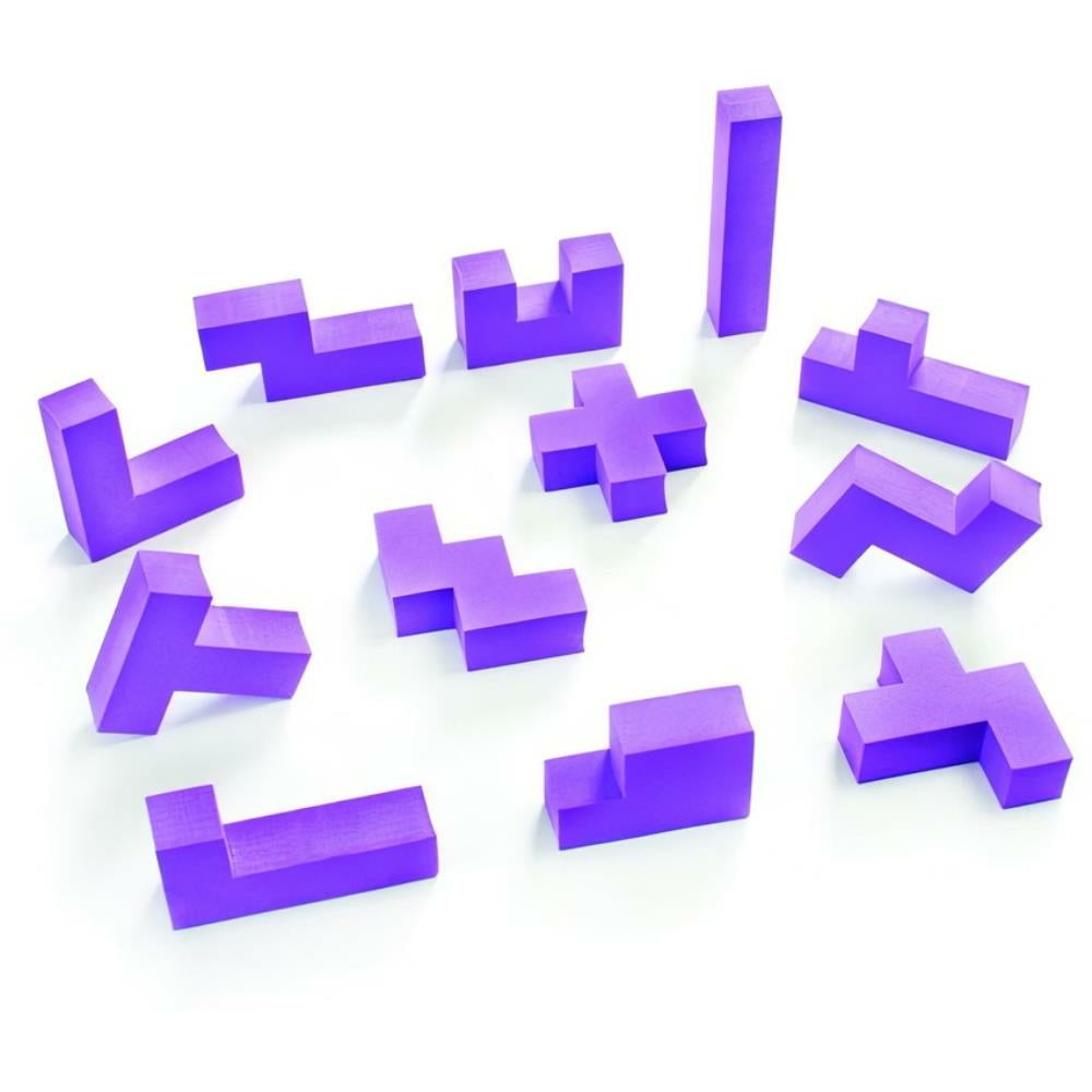 SI Manufacturing 3D Pentominoes - Set of 12