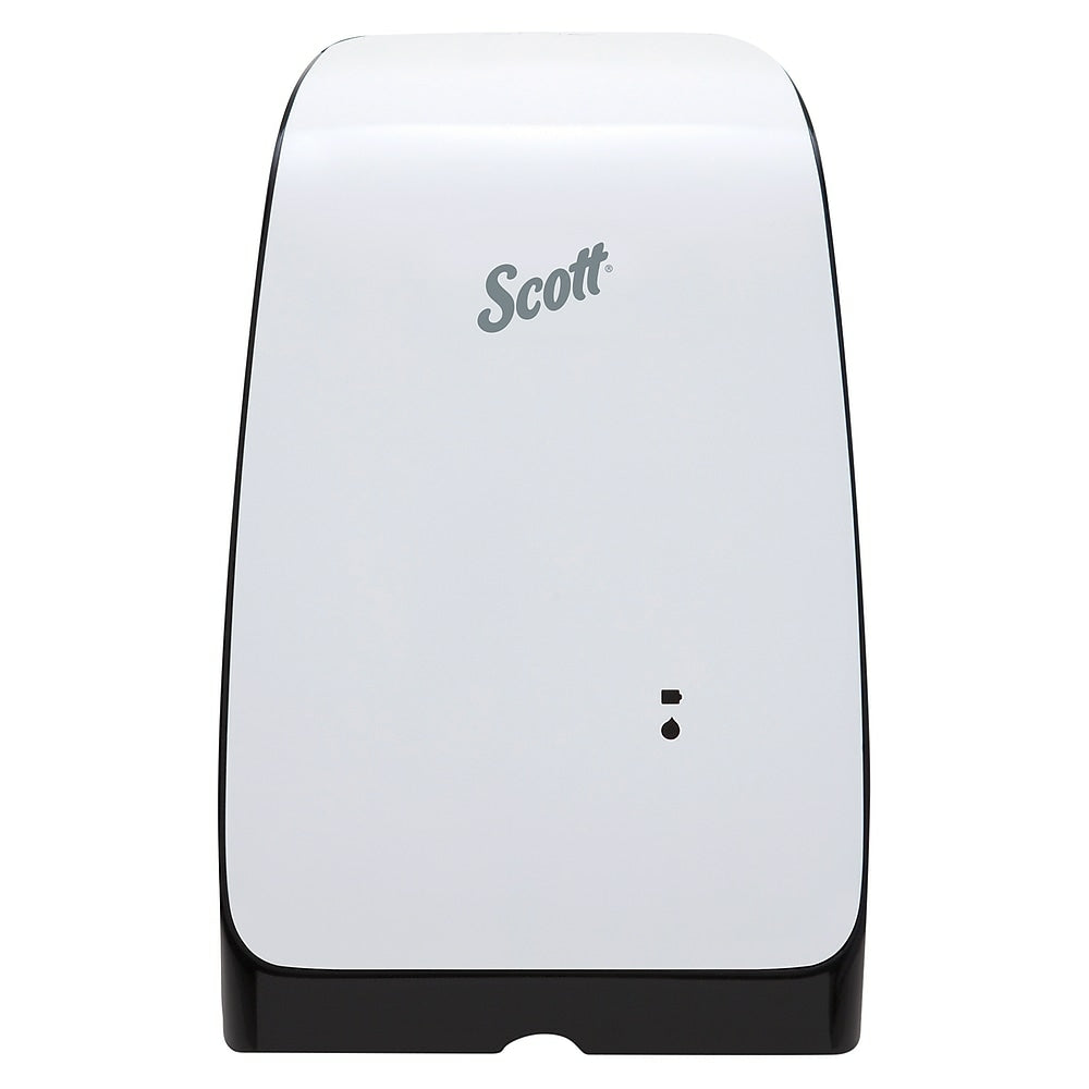 Distributeur électronique de produits de soins de la peau Scott sans contact - 1,2 L - Blanc
