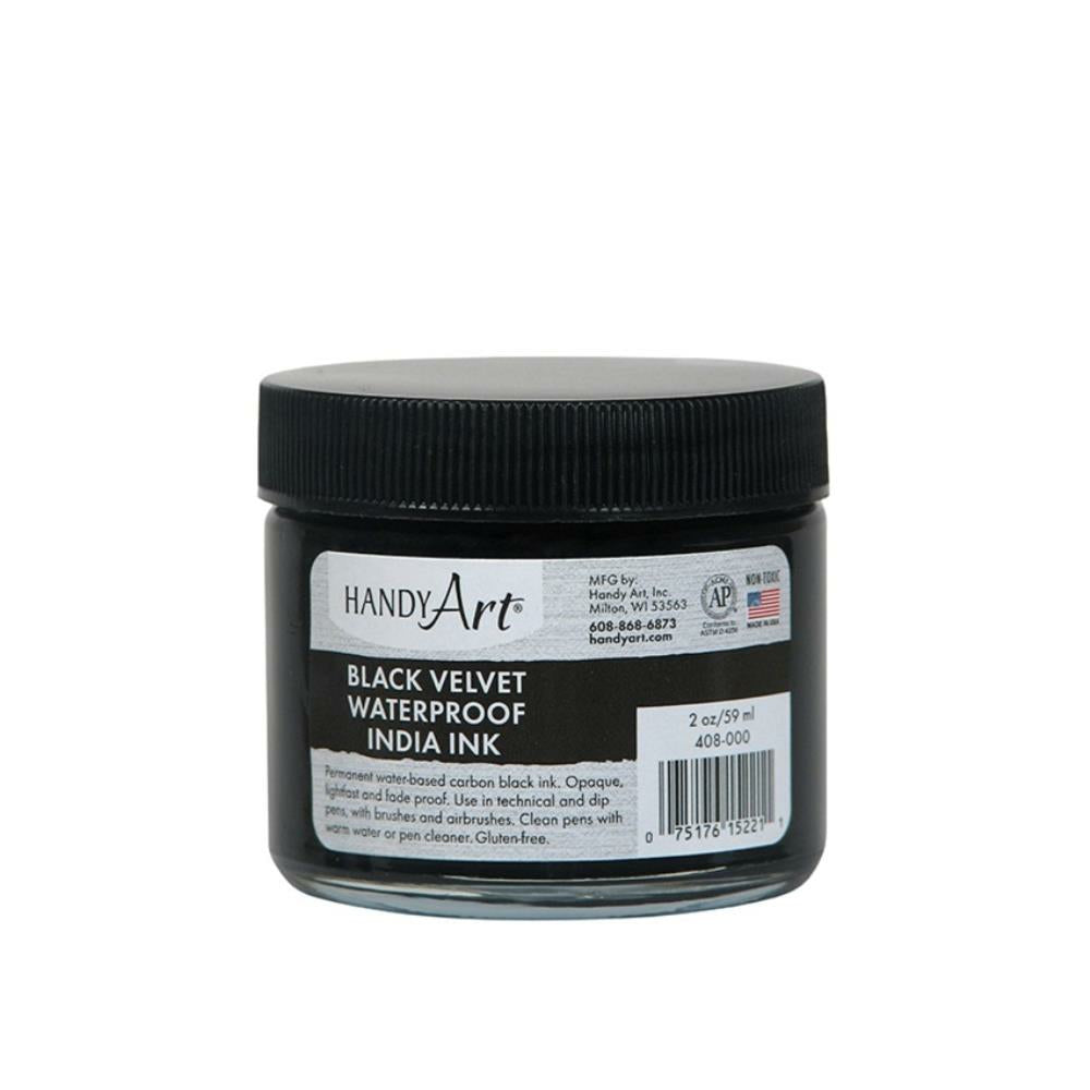 Handy Art Black Velvet India Ink, 59ml