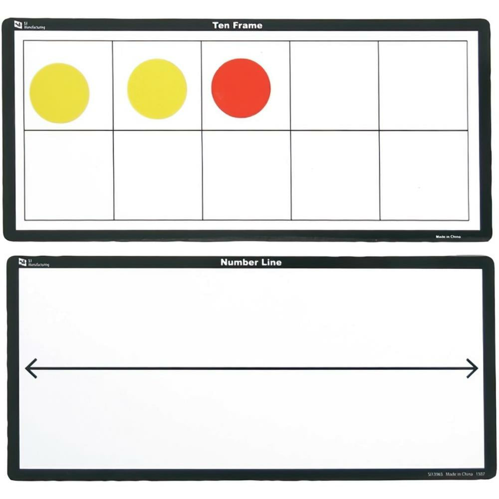 SI Manufacturing Ten Frame Number Line Set - 30 Set