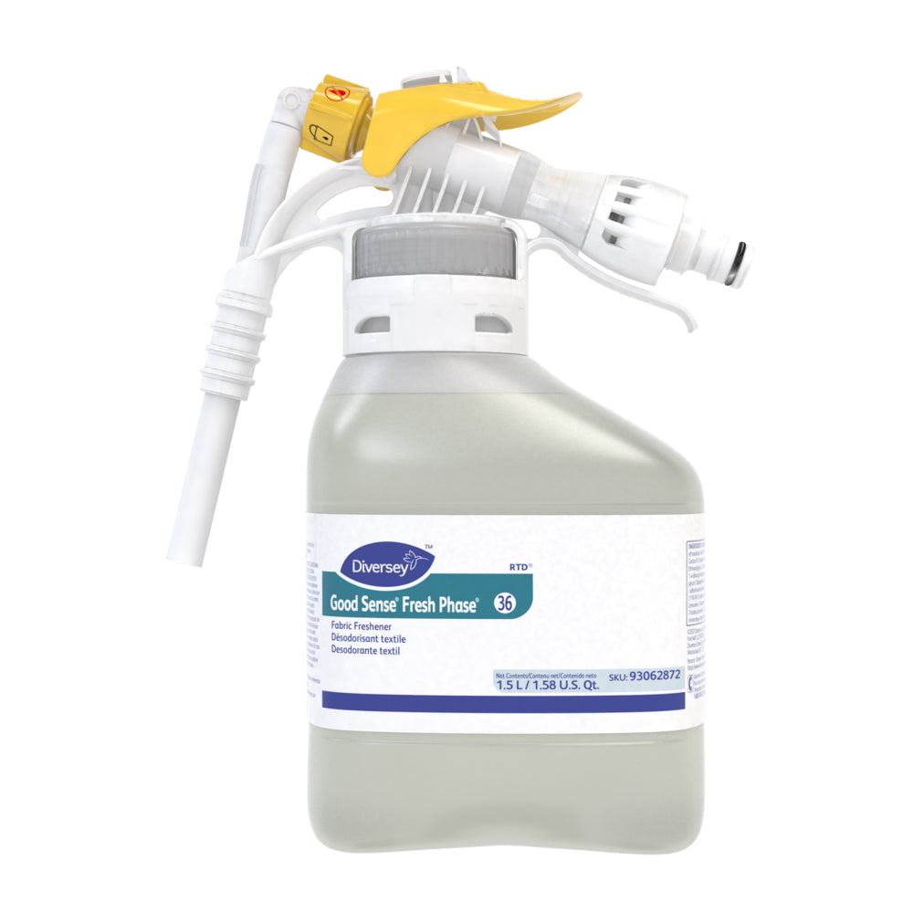 Désodorisant textile Diversey Good Sense Fresh Phase RTD - 1,5 L - Lot de 2