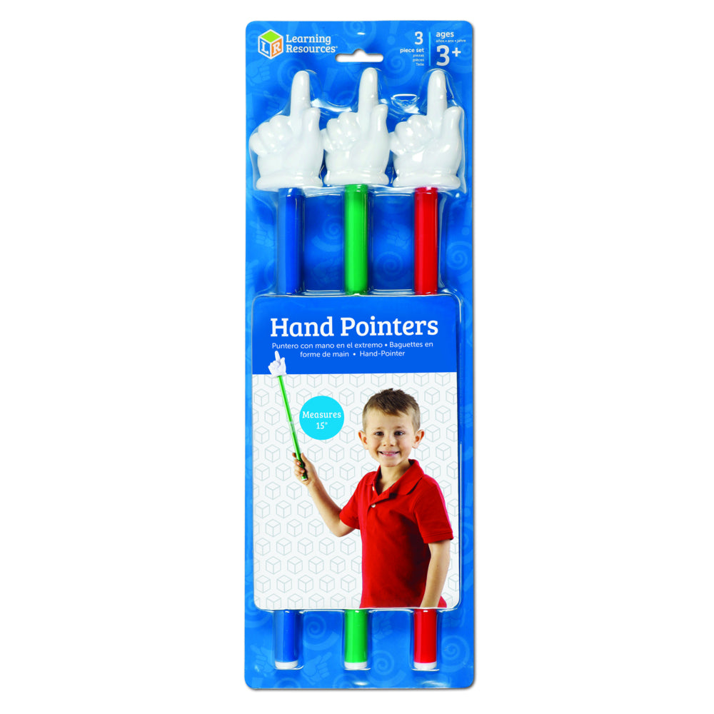 Learning Resources Hand Pointers - Set of 3