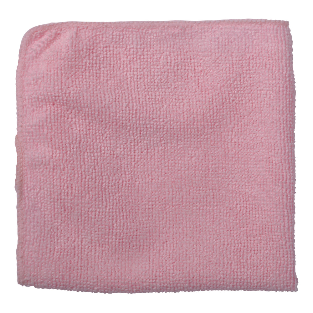 Rubbermaid Microfiber Light Duty Cloth - 12" x 12" - Pink