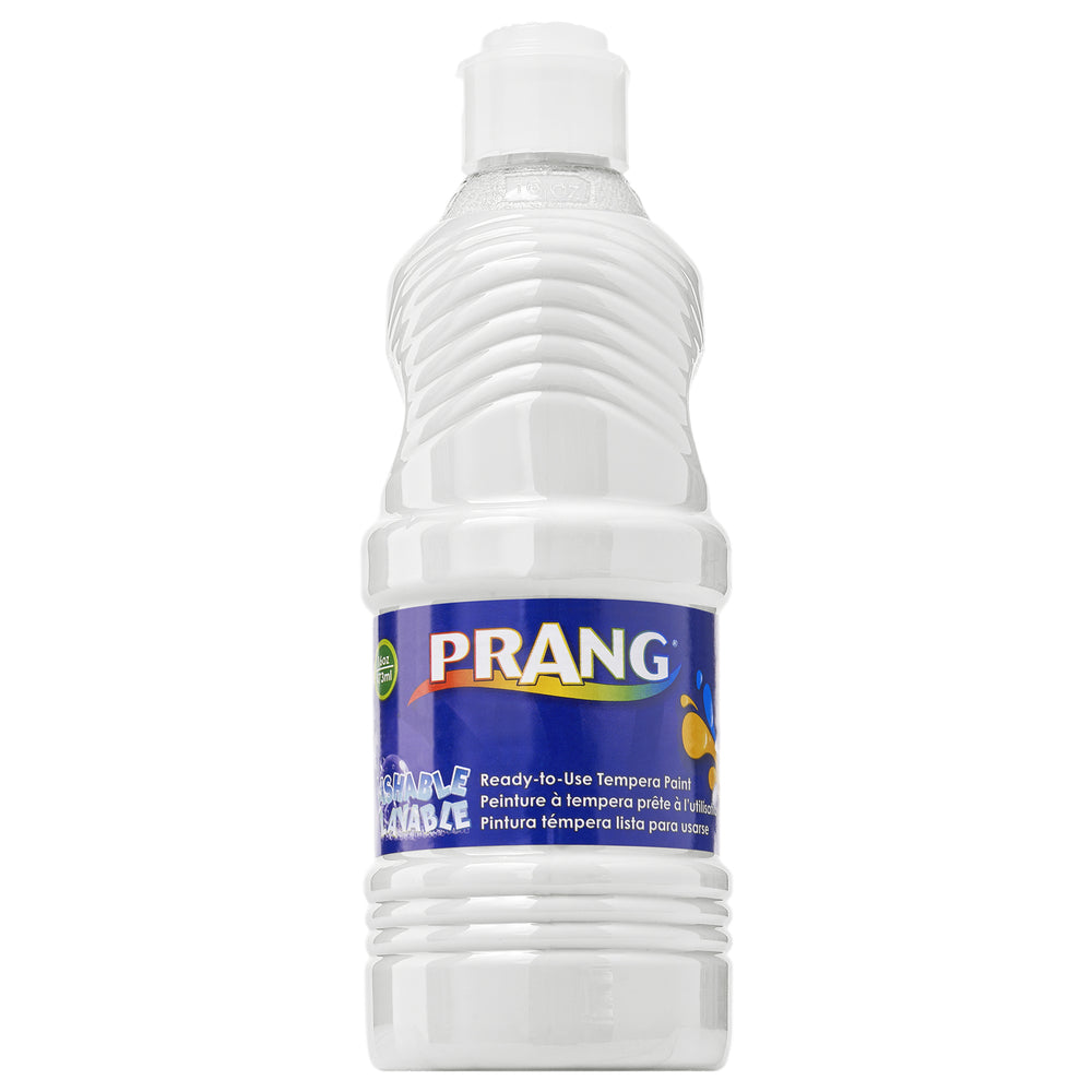 Peinture à la détrempe lavable Prang - 473 g - Blanc
