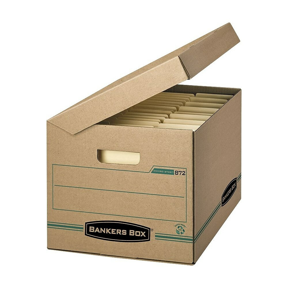 Bankers Box Enviro Stor Letter/Legal Storage Box - Brown Kraft - 25 Pack