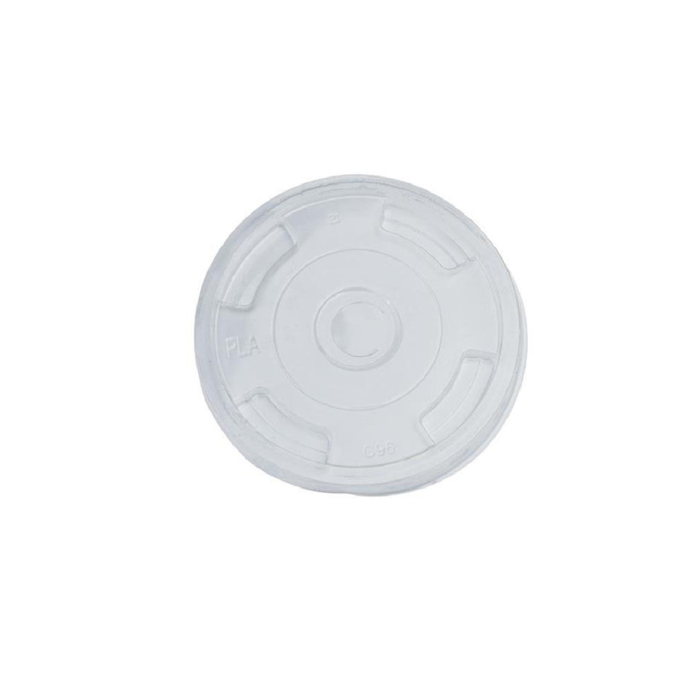 Couvercles plats compostables Eco-Packaging pour EP-QC7 - Paquet de 1 000