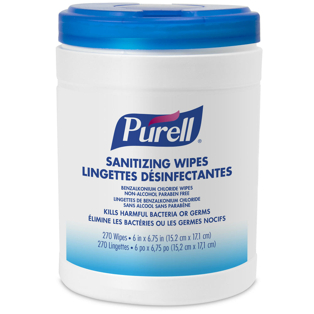 Lingettes désinfectantes sans alcool PURELL - 270 lingettes