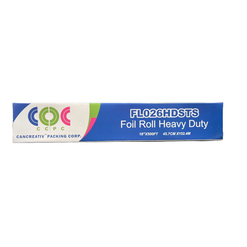 Rouleau de papier aluminium robuste CanCreativ – 18 po x 500 pi – Paquet de 4