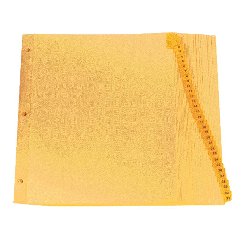 Oxford Preprinted 1-31 Tab Dividers - Letter Size
