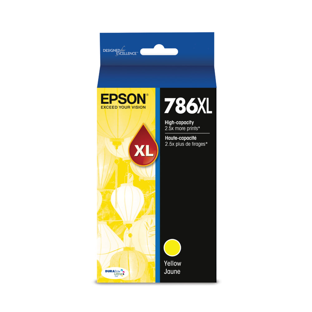 Cartouche d'encre Epson T786 - Haute capacité - Jaune