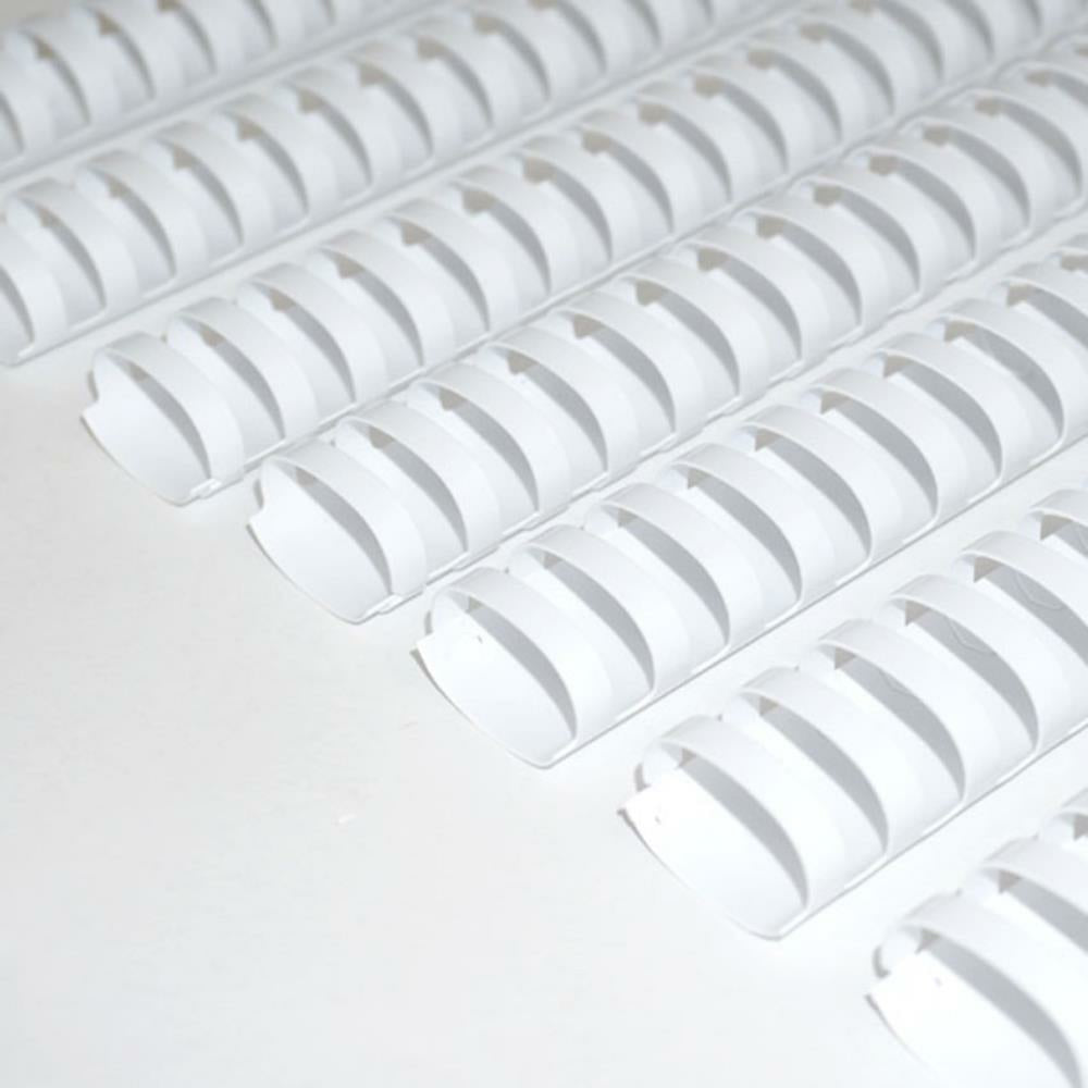 Peignes de reliure HOP 1-1/2" - Blanc - Paquet de 50