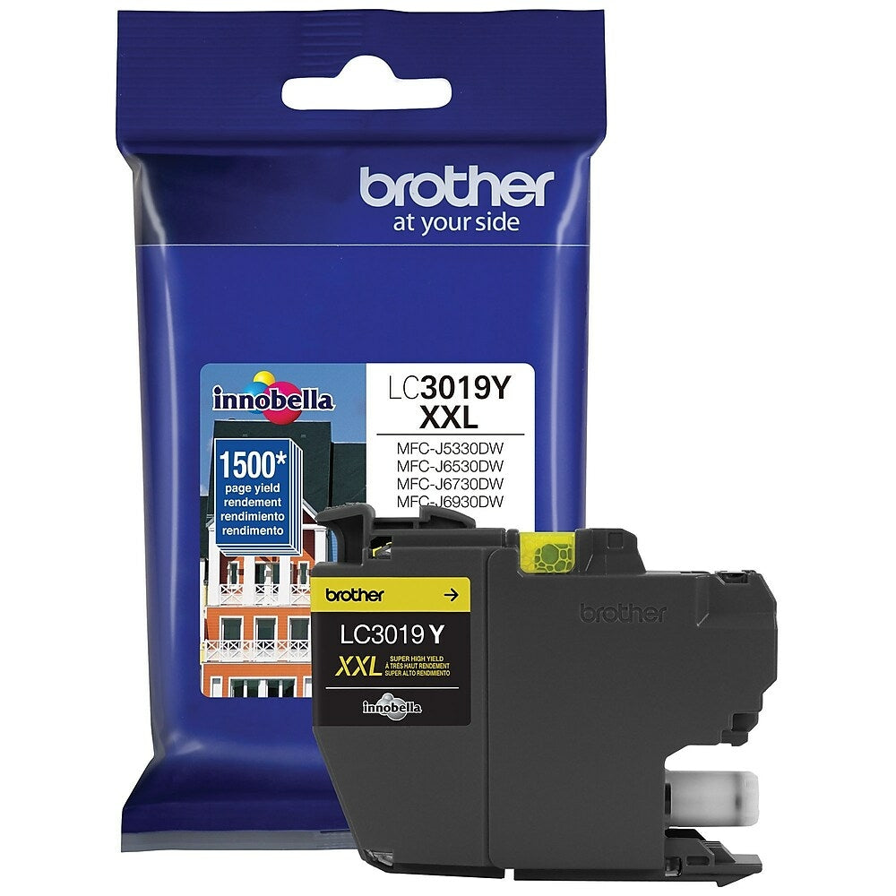 Brother LC3019 Yellow Ink Cartridge, Super High Yield (LC3019YS)